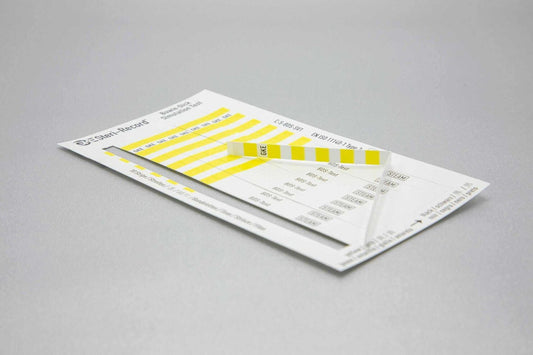 Steam Indicator Strips for Bowie Dick Simulation Tests