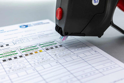 Labeling Device with Labels