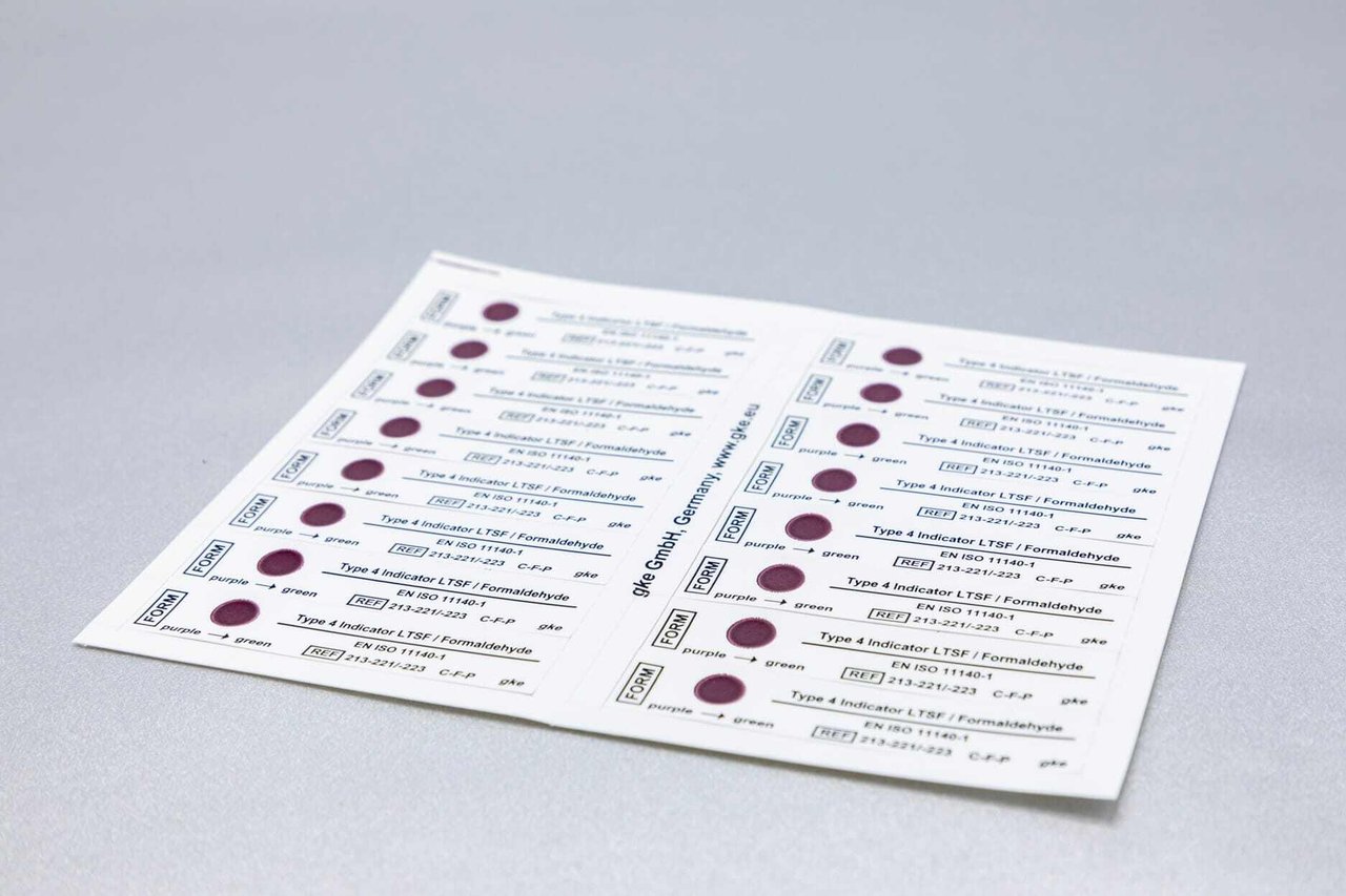 Formaldehyde Indicator Strips