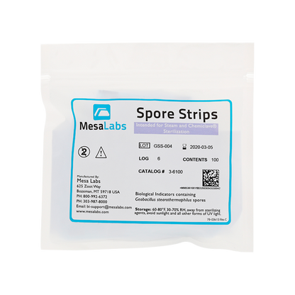 Spore Strips Biological Indicator